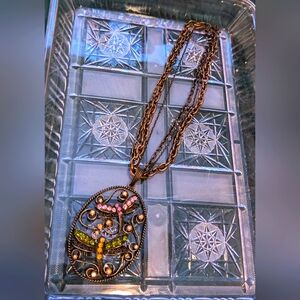 Beautiful dragonfly necklace